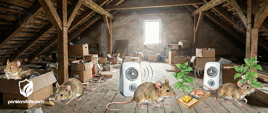 راه های دفع موش