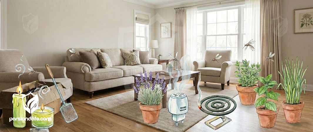 راه های دفع پشه